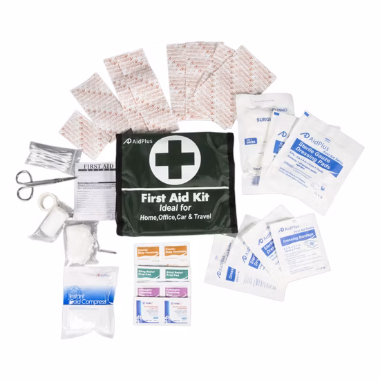 ポータブルミニ医療グレードプラスチック緊急応急処置キットスーツケース、家庭、車、車、旅行、家族、屋外使用製品サプライヤー